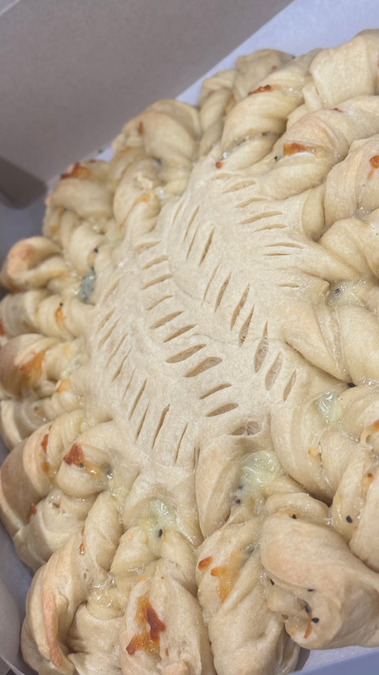 Cheese & Caraway Sourdough Flatbread